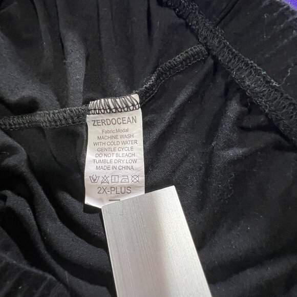 📌Zerdocean Lace Trim Capri Leggings Stretch Crop Leggings Summer Tights Pants - Picture 12 of 14